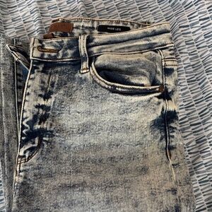 Judy Blue Denim with Acid Wash Effect